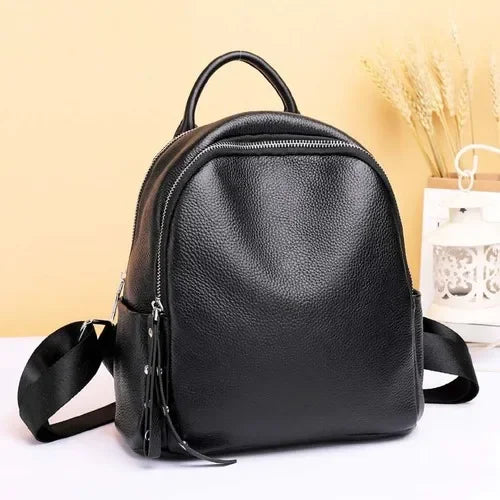 RAVEN MINI RUCKSACK AUS PU-LEDER IN SCHWARZ
