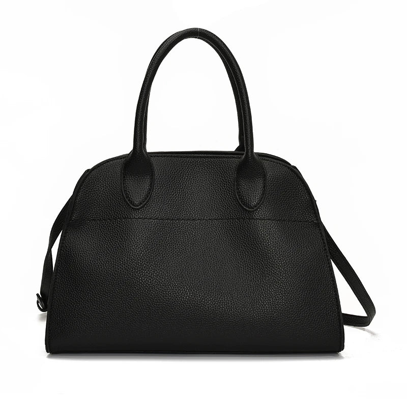 SALOME DESIGNER-HANDTASCHE MIT GRIFF & LYCHÉE-STRUKTUR
