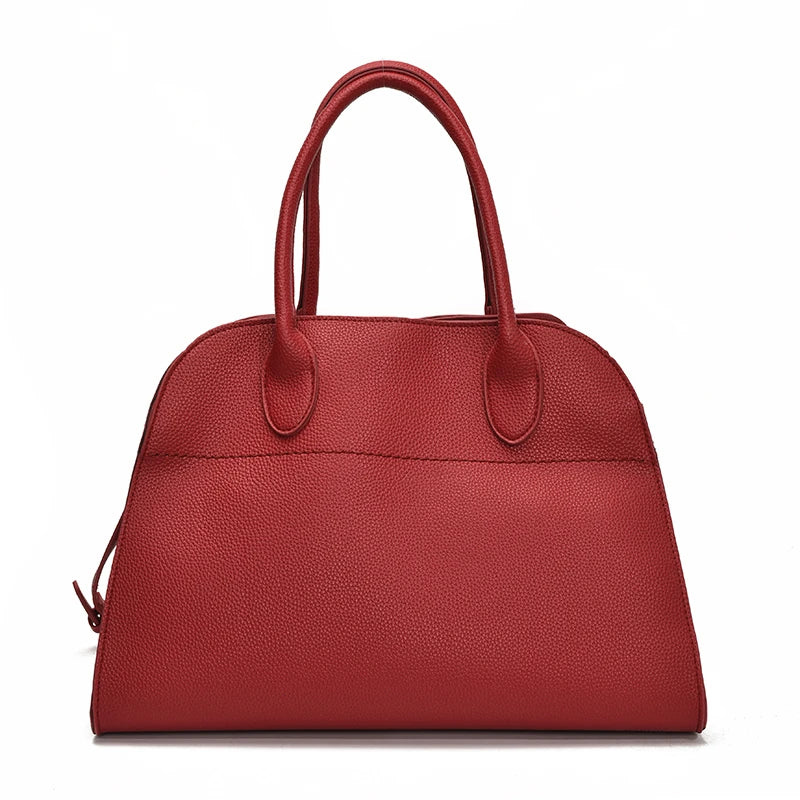 SALOME DESIGNER-HANDTASCHE MIT GRIFF & LYCHÉE-STRUKTUR