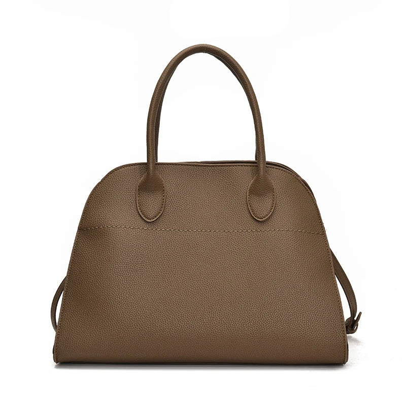 SALOME DESIGNER-HANDTASCHE MIT GRIFF & LYCHÉE-STRUKTUR
