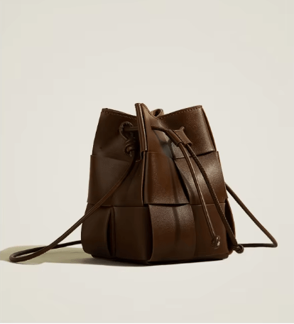 ANIKADEL BEUTELTASCHE – KOMPAKTER LEDER-BEUTEL MIT ZUGBAND & CROSSBODY-RIEMEN
