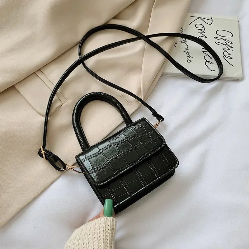 VANORA MINI UMHÄNGETASCHE – STYLISCHE BAG MIT GRIFF & RIEMEN
