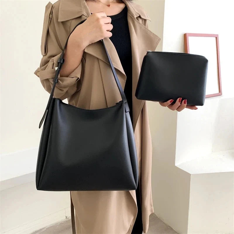 BELLA SCHULTERTASCHE – MINIMALISTISCHE VEGANE TASCHE MIT STRUKTUR & STYLE