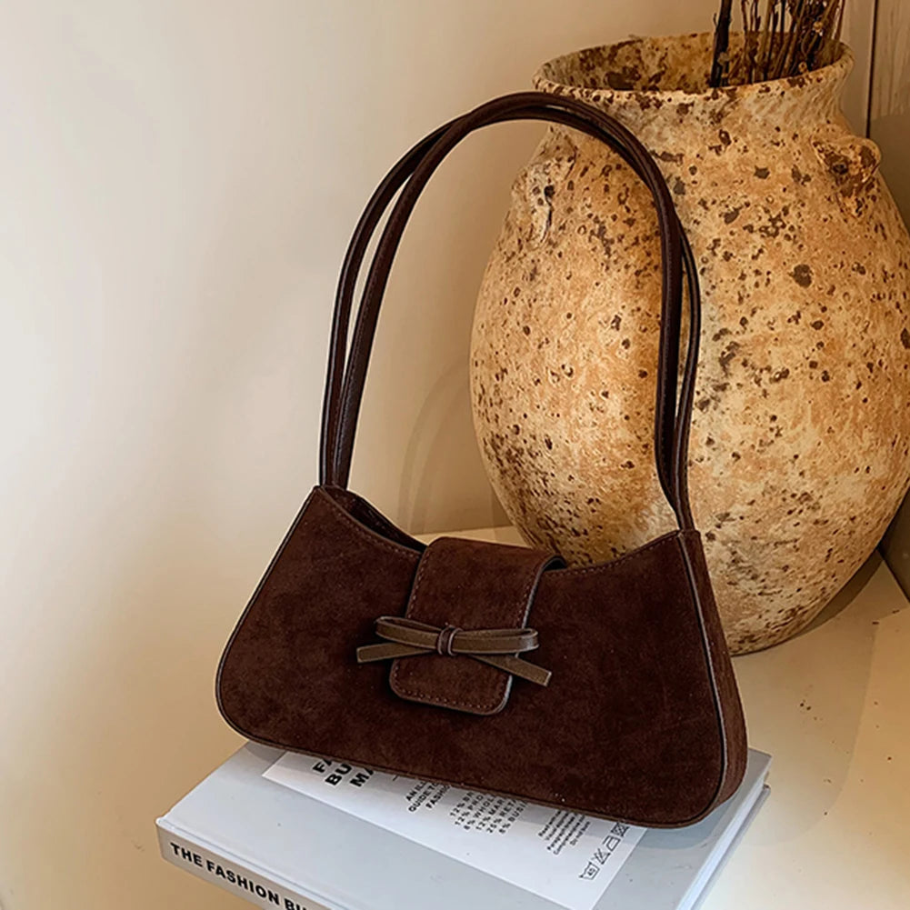 BOGER SAMT-HOBOBAG MIT SCHLEIFE