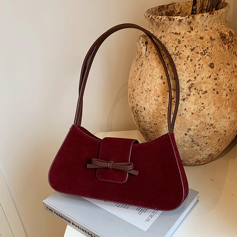 BOGER SAMT-HOBOBAG MIT SCHLEIFE