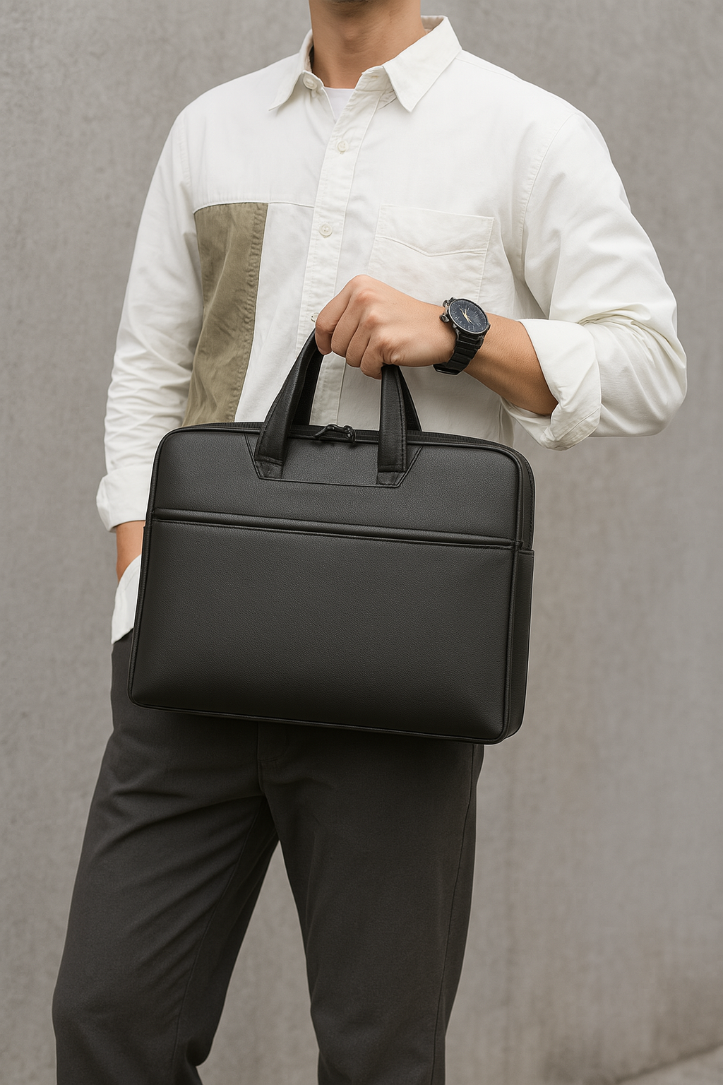 BENEDIKT LEDER AKTENTASCHE MIT LAPTOPFACH