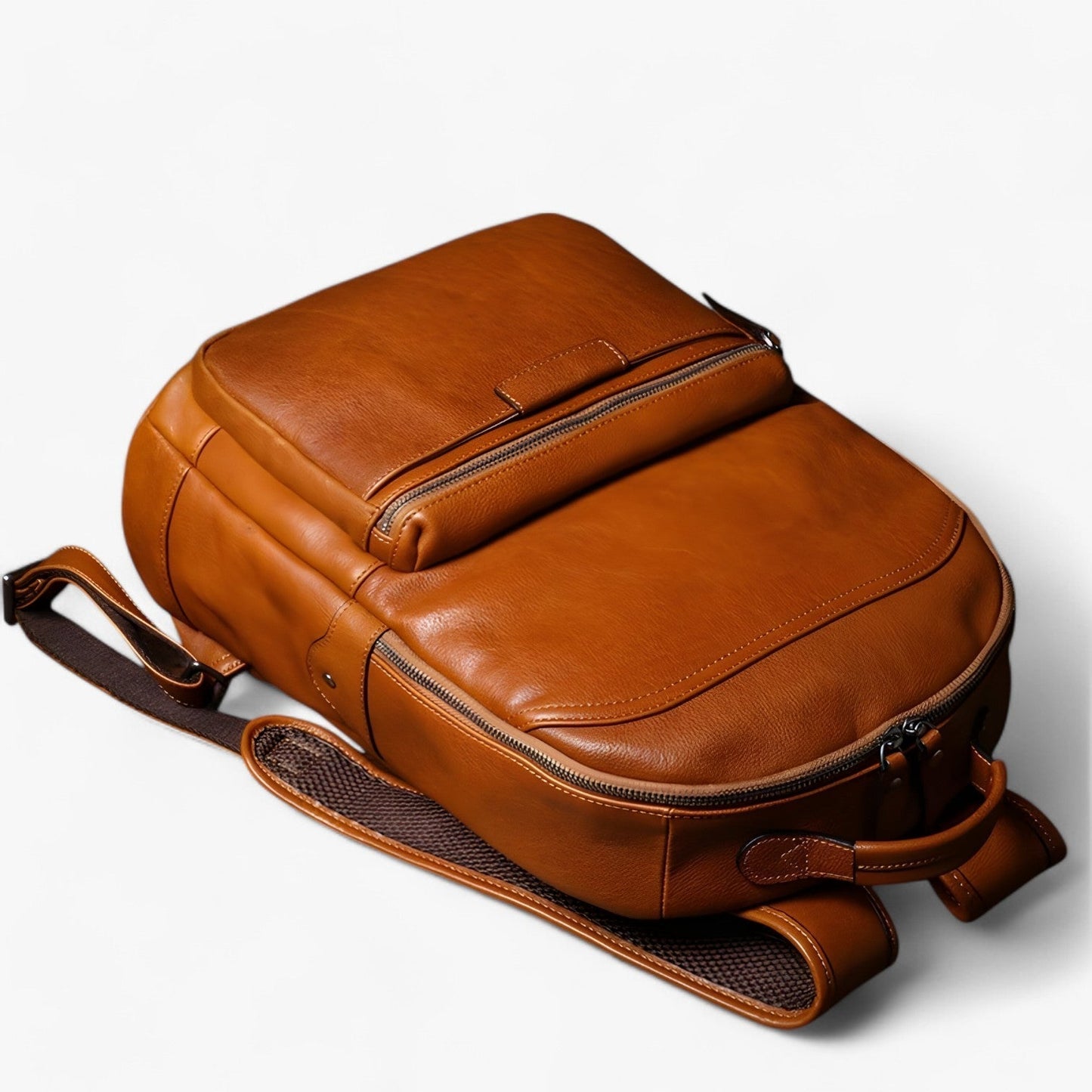 DIOGO LAPTOP-RUCKSACK AUS ECHTLEDER IN BRAUN