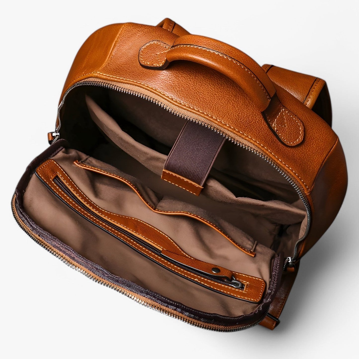 DIOGO LAPTOP-RUCKSACK AUS ECHTLEDER IN BRAUN