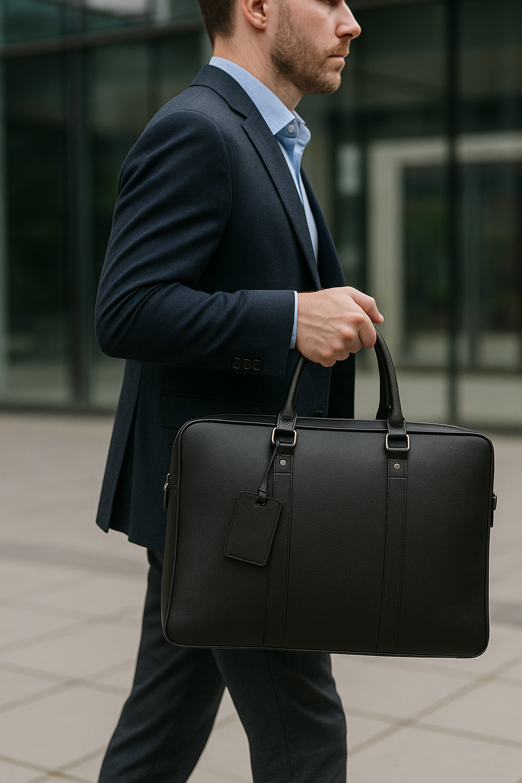LEONARDO | LAPTOPTASCHE AUS WEICHEM PU LEDER FÜR HERREN