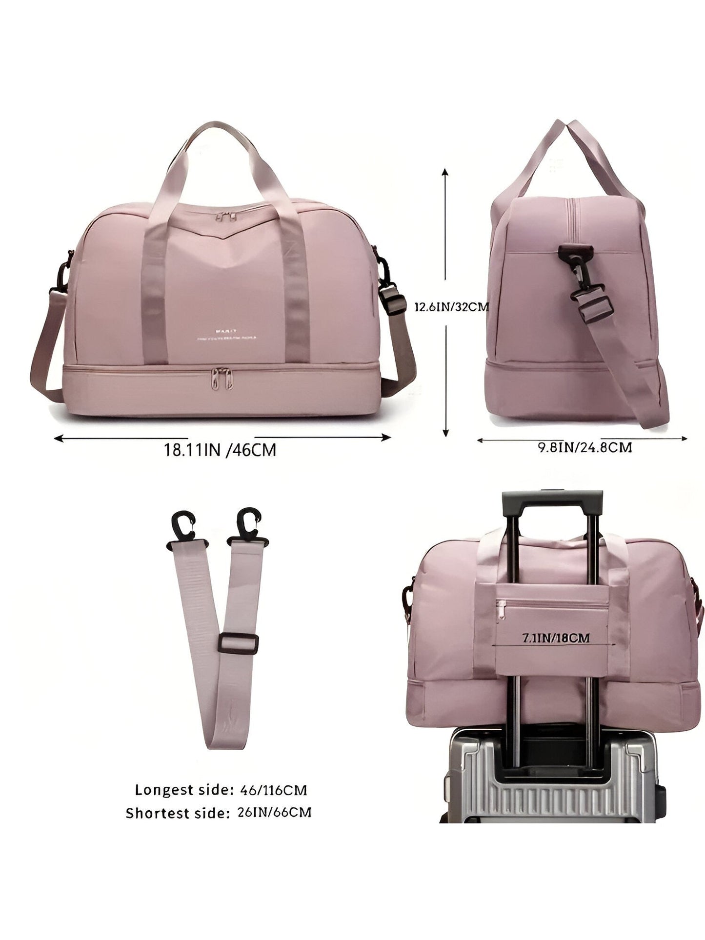 YSABEL REISETASCHE – SPORTLICHER WEEKENDER MIT NASSFACH
