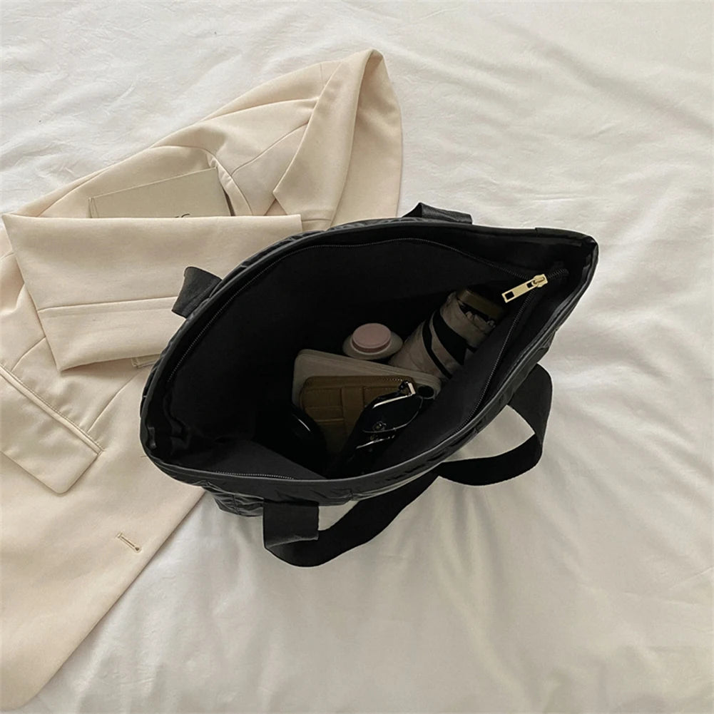 LAVINIA GESTEPPTE SHOPPER-TASCHE AUS BAUMWOLLE