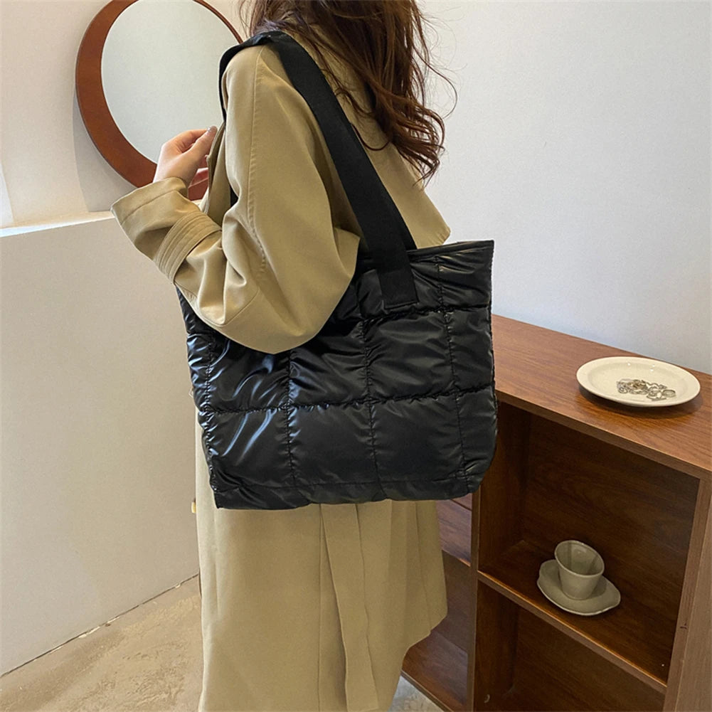 LAVINIA GESTEPPTE SHOPPER-TASCHE AUS BAUMWOLLE