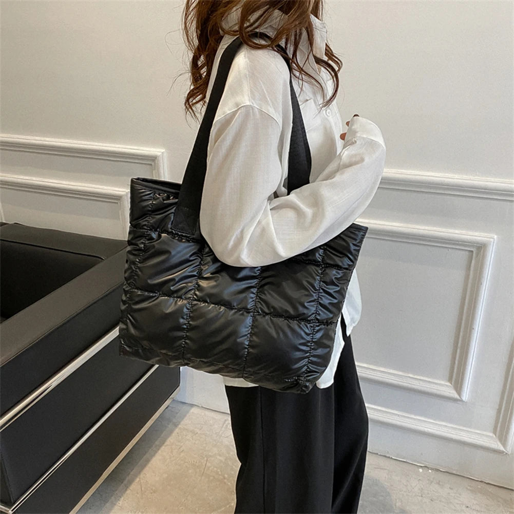 LAVINIA GESTEPPTE SHOPPER-TASCHE AUS BAUMWOLLE