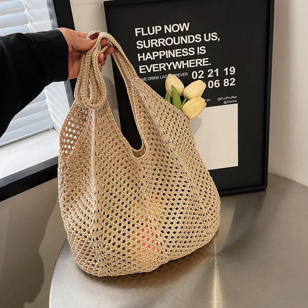 NOUVELLE HÄKELTASCHE – BOHO HOBO BAG FÜR SOMMER & STRAND