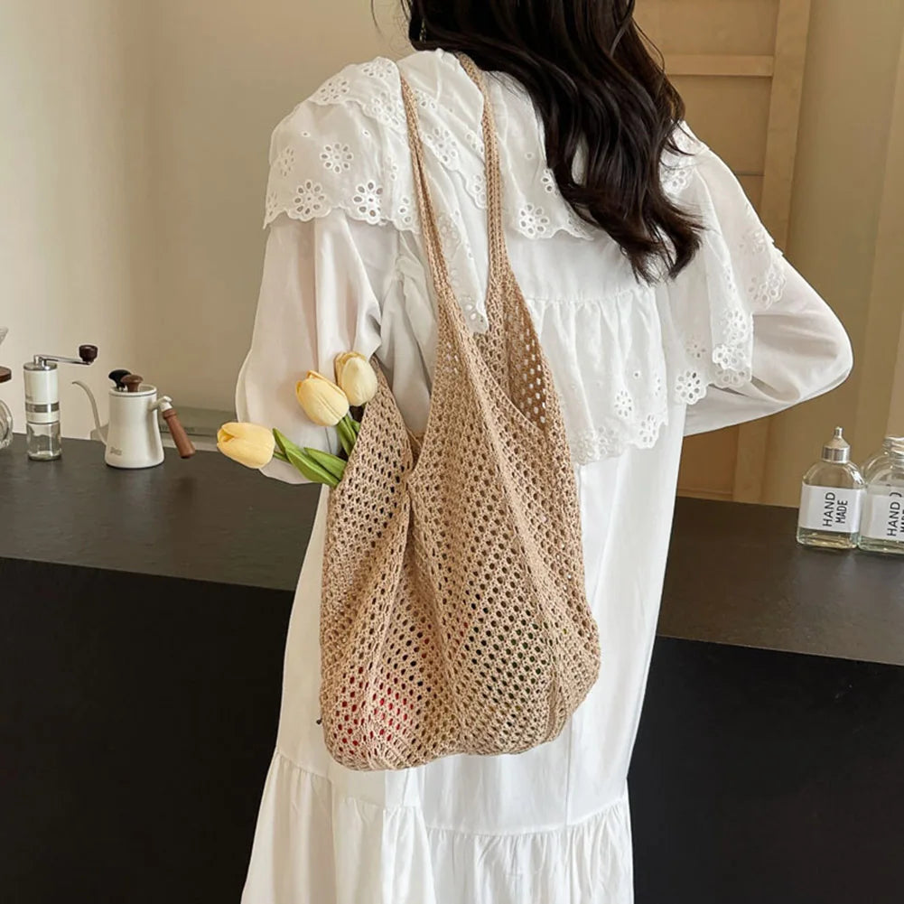 NOUVELLE HÄKELTASCHE – BOHO HOBO BAG FÜR SOMMER & STRAND