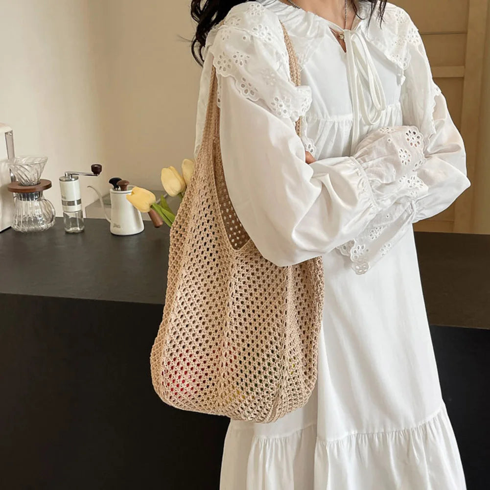 NOUVELLE HÄKELTASCHE – BOHO HOBO BAG FÜR SOMMER & STRAND
