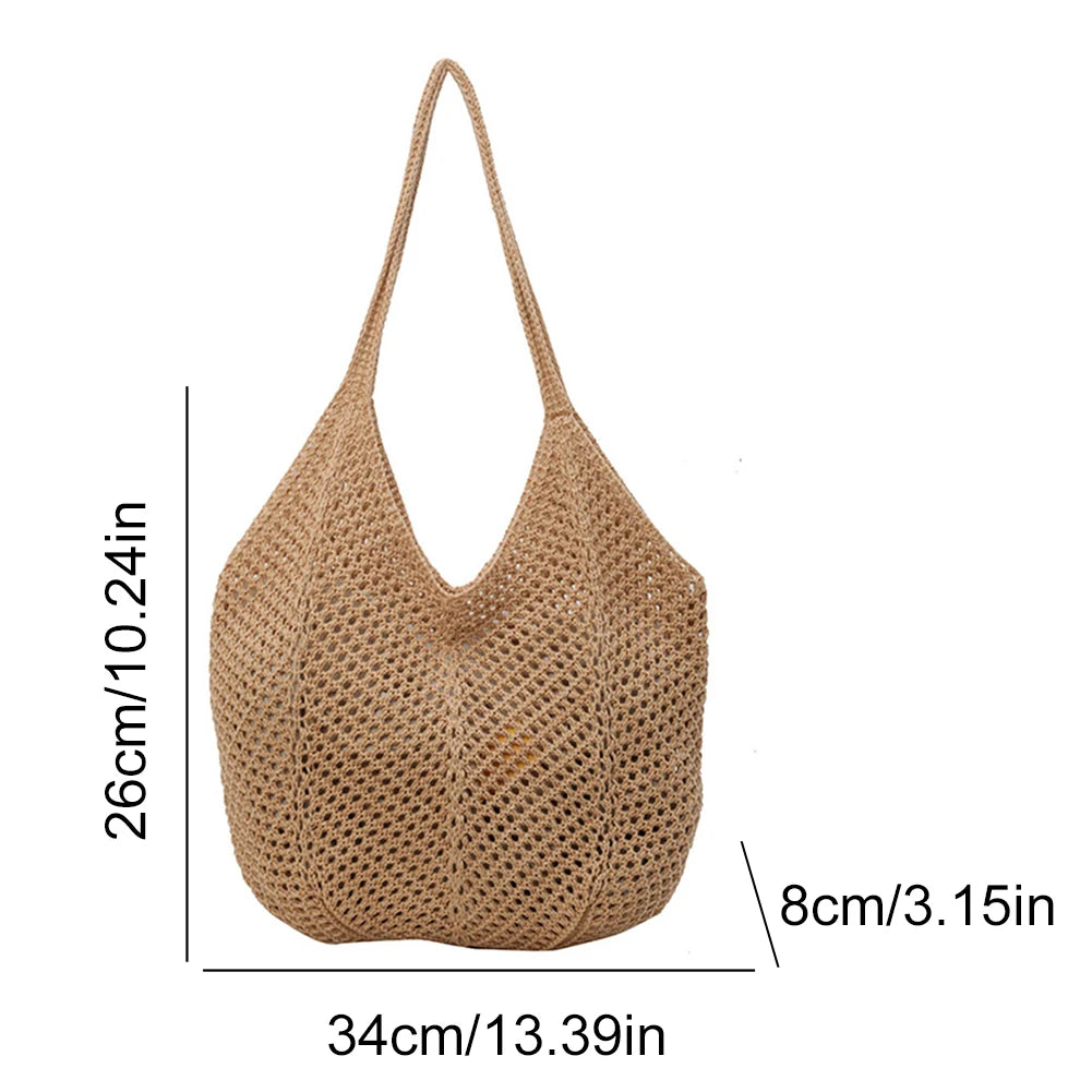 NOUVELLE HÄKELTASCHE – BOHO HOBO BAG FÜR SOMMER & STRAND