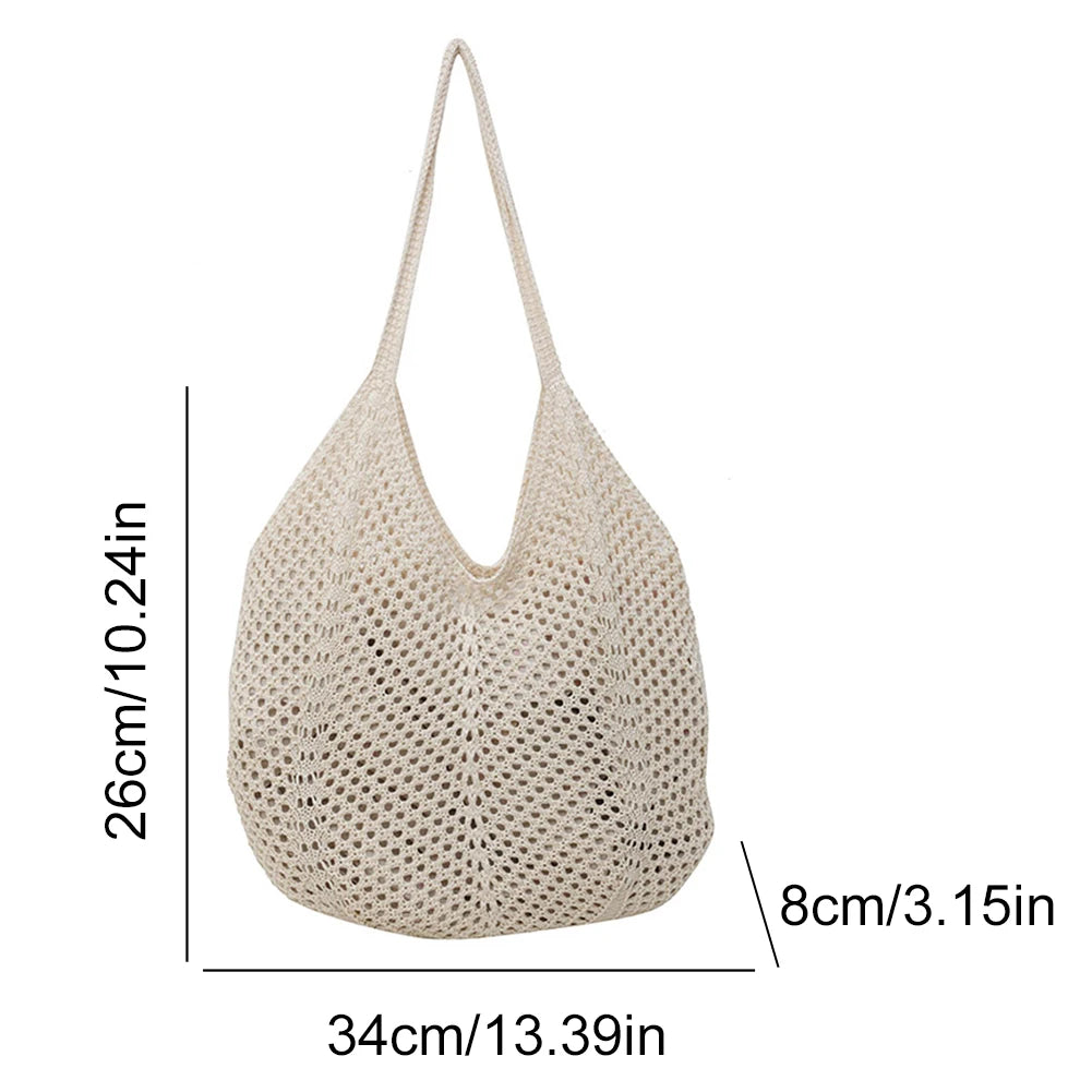 NOUVELLE HÄKELTASCHE – BOHO HOBO BAG FÜR SOMMER & STRAND