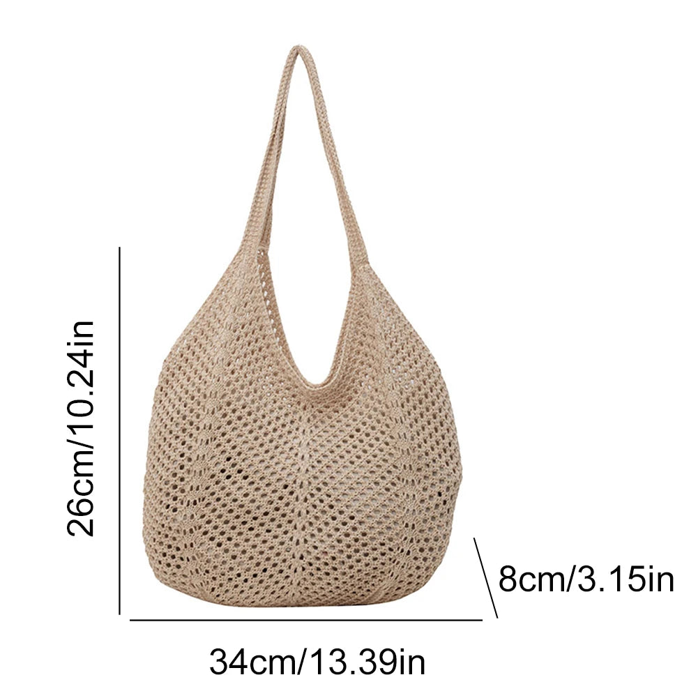NOUVELLE HÄKELTASCHE – BOHO HOBO BAG FÜR SOMMER & STRAND