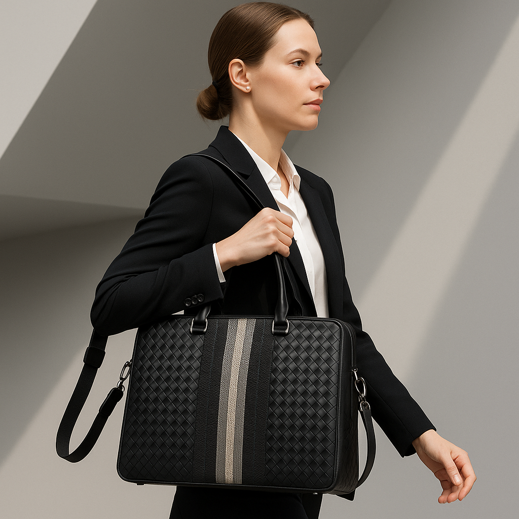 Gewebte Business Casual Aktentasche für Männer