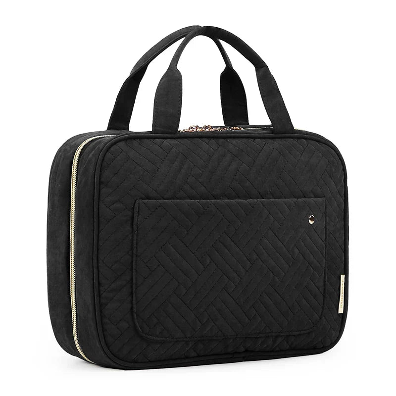 NAYLA KULTURBEUTEL – FALTBARE BEAUTYTASCHE MIT HAKEN