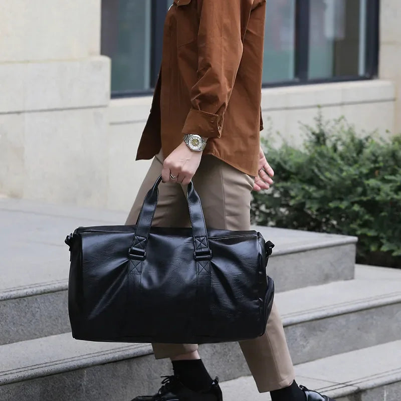 MONACO | REISETASCHE AUS PU LEDER FÜR HERREN UND DAMEN – SPORT & WEEKENDER