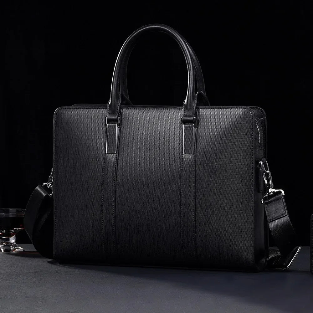 LUGANO LEDER-AKTENTASCHE MIT ZAHLENSCHLOSS – ELEGANT & SICHER