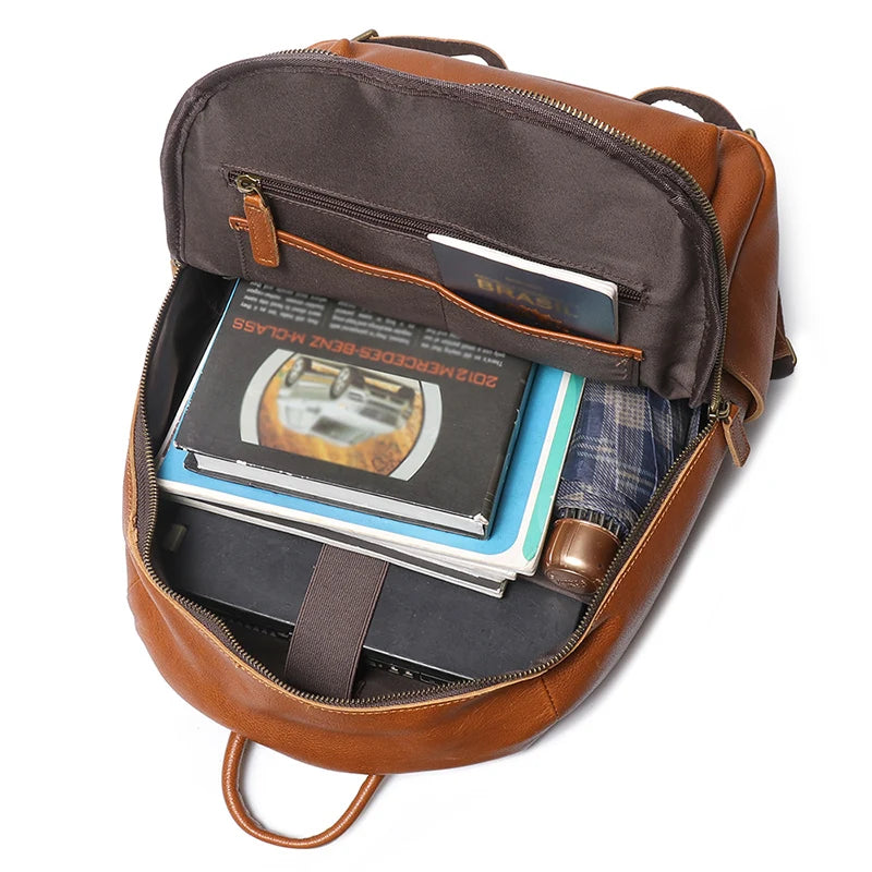 MENDOZA LAPTOPRUCKSACK – ELEGANTER HERREN-RUCKSACK AUS LEDEROPTIK
