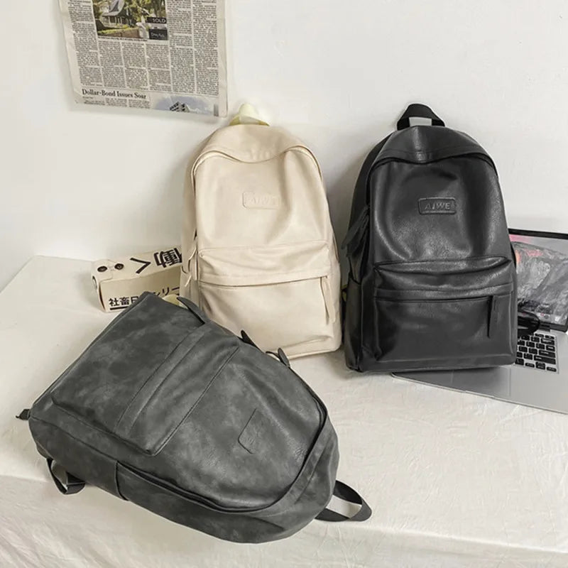 MONTERIA LAPTOP-RUCKSACK AUS PU-LEDER – UNISEX, MODERN & FUNKTIONAL