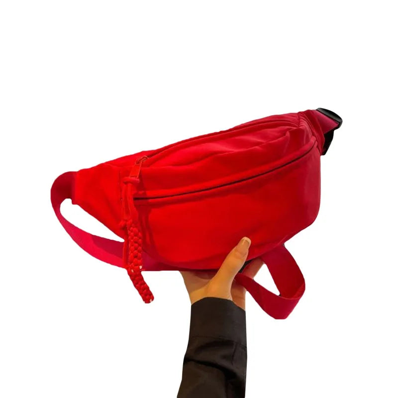 AYLIN BAUCHTASCHE – NYLON CROSSBODY BAG MIT GROSSER KAPAZITÄT