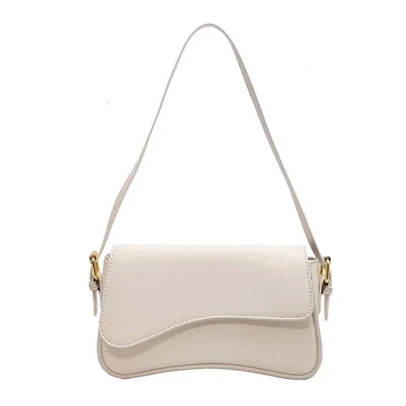 JUNEESA FLAP UMHÄNGETASCHE – VINTAGE-SCHULTERTASCHE MIT KLAPPVERSCHLUSS