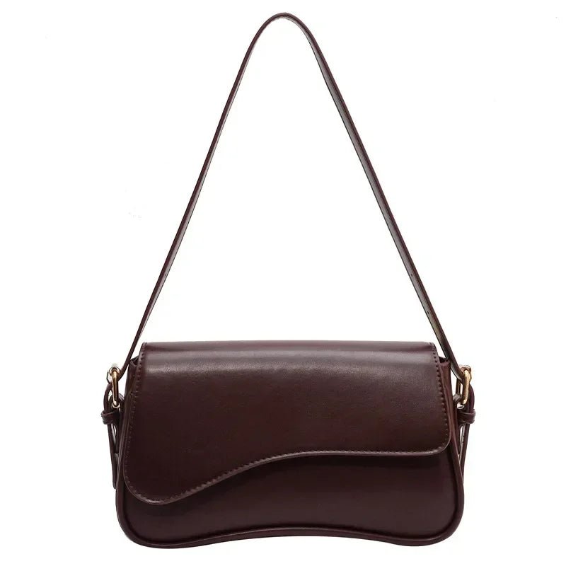 JUNEESA FLAP UMHÄNGETASCHE – VINTAGE-SCHULTERTASCHE MIT KLAPPVERSCHLUSS