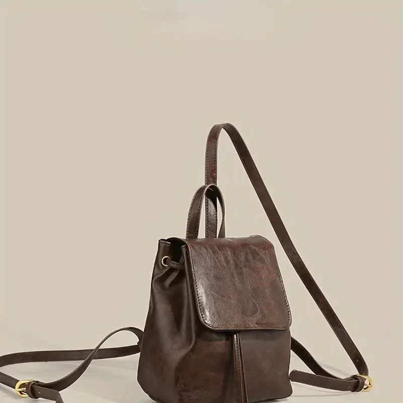 VALENCIA MINI RUCKSACK – LEDERRUCKSACK IM RETRO-STIL FÜR DAMEN