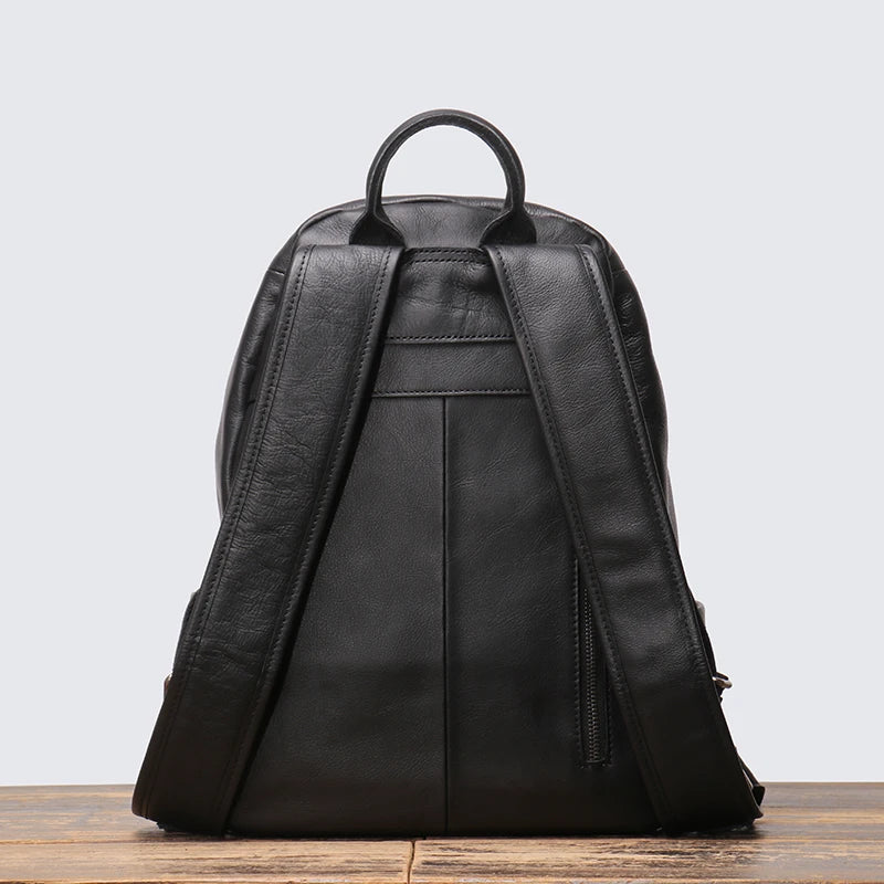 LEANDRO RUCKSACK AUS ECHTLEDER IN SCHWARZ