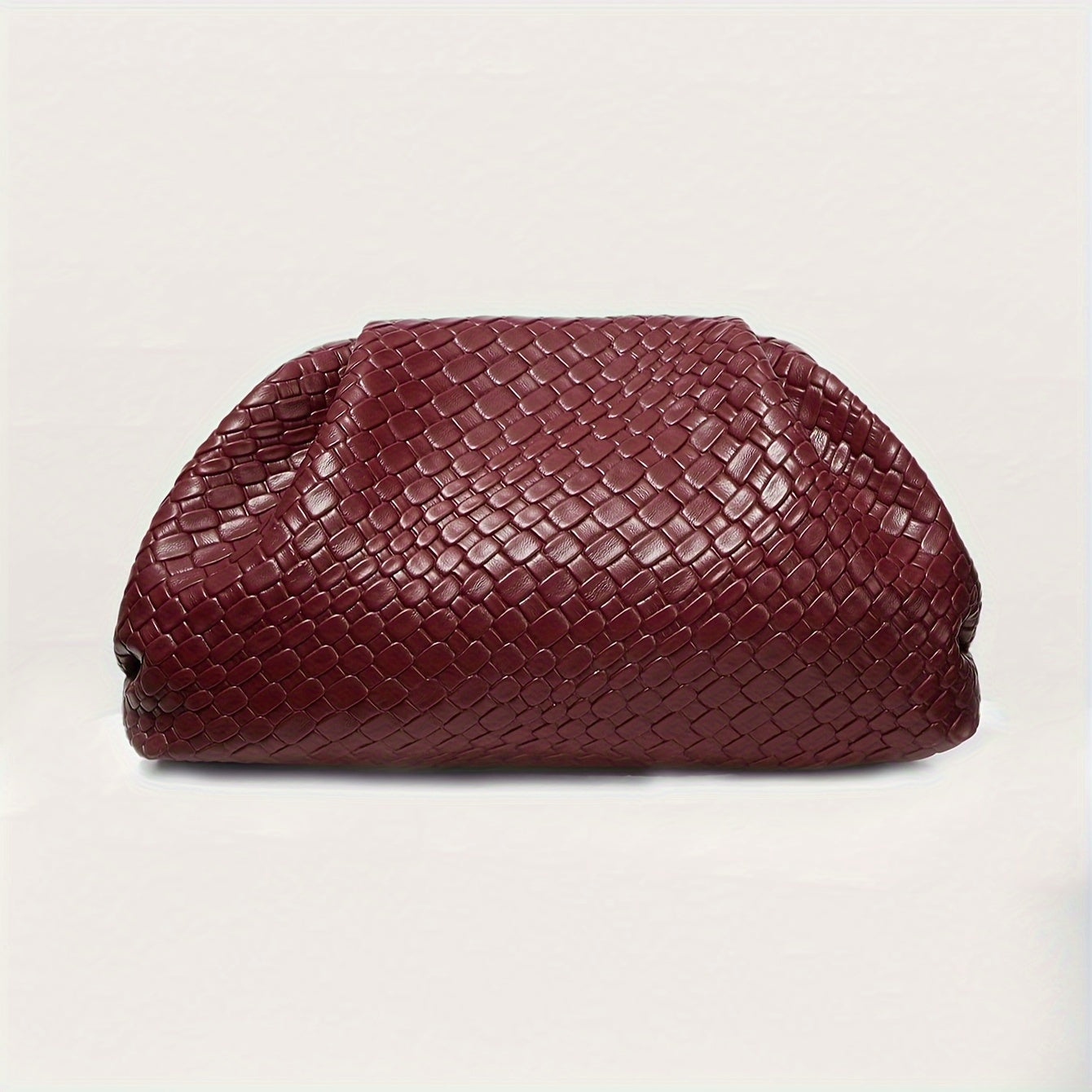 LORENA – GEFLOCHTENE CLUTCH AUS KUNSTLEDER
