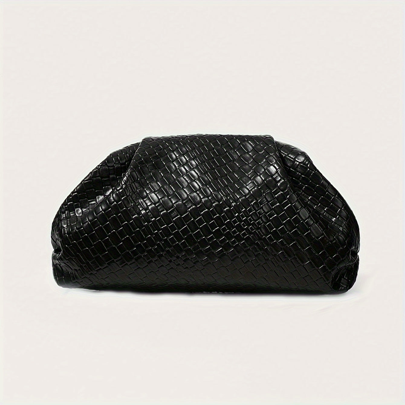 LORENA – GEFLOCHTENE CLUTCH AUS KUNSTLEDER
