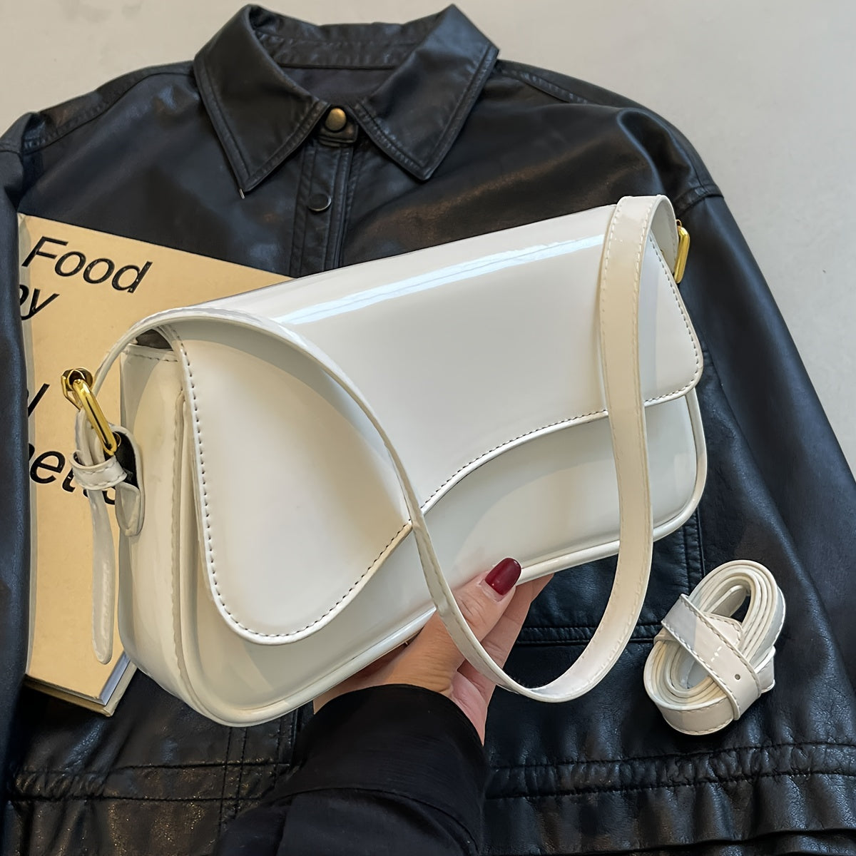 MILENA – CURVED SHOULDER BAG