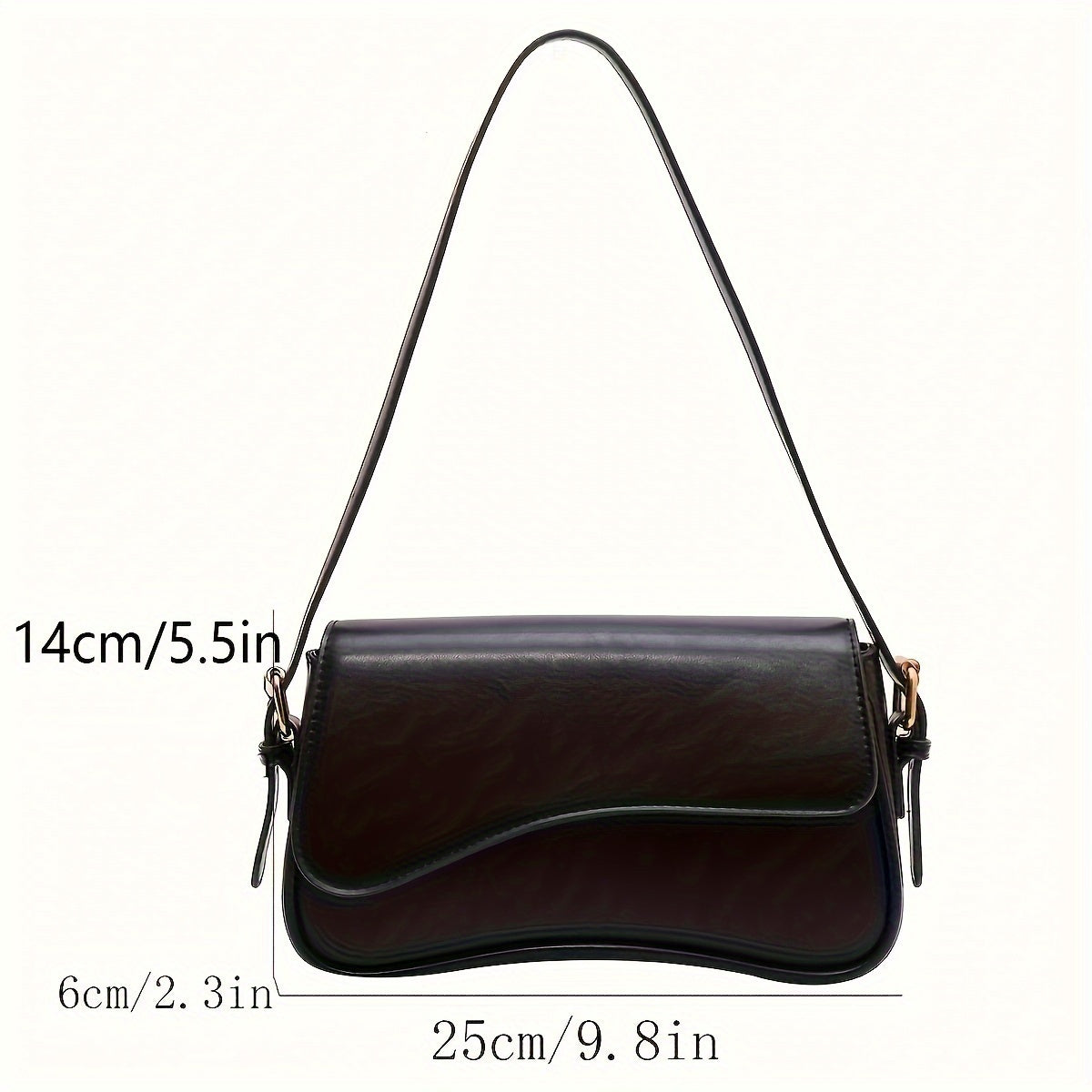 MILENA – CURVED SHOULDER BAG