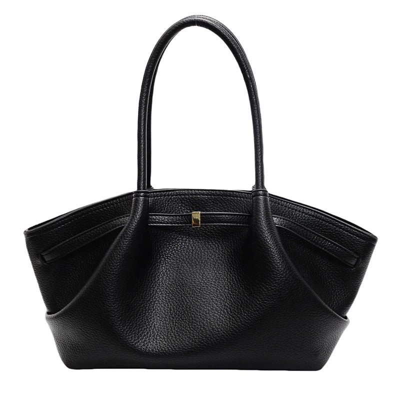 MOELLE SCHULTERTASCHE AUS PU-LEDER MIT LYCHÉE-MUSTER