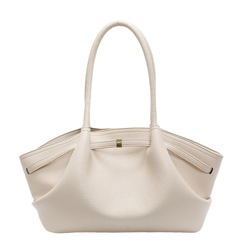 MOELLE SCHULTERTASCHE AUS PU-LEDER MIT LYCHÉE-MUSTER
