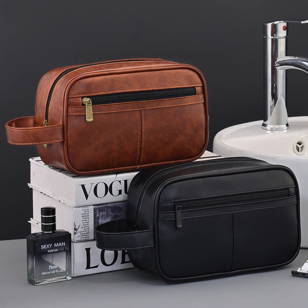 GENUA KULTURTASCHE AUS LEDER – ELEGANTE REISE- & AUFBEWAHRUNGSTASCHE
