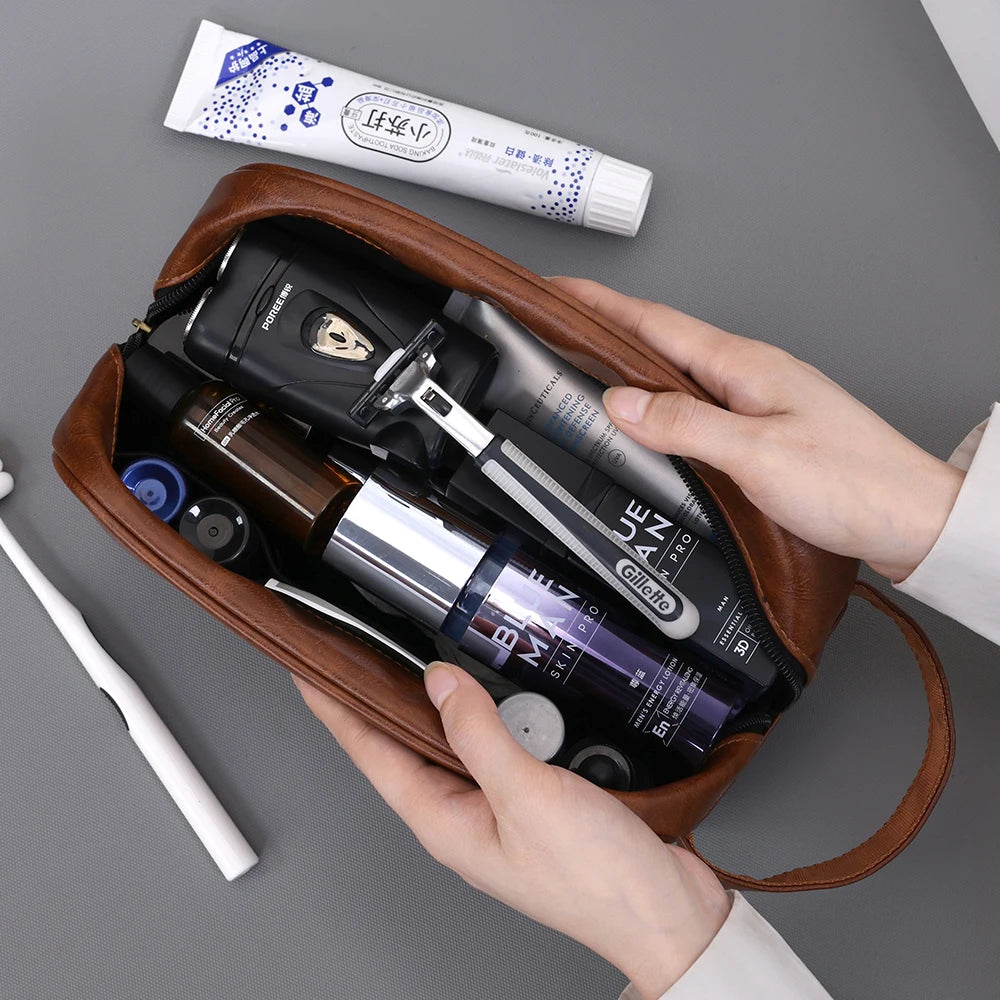 GENUA KULTURTASCHE AUS LEDER – ELEGANTE REISE- & AUFBEWAHRUNGSTASCHE