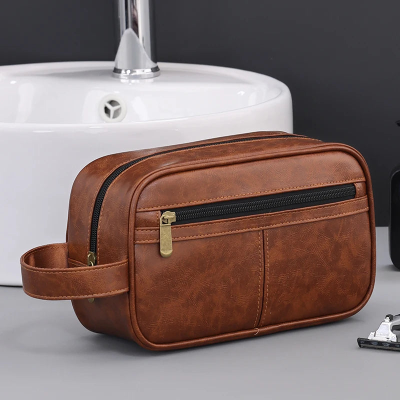 GENUA KULTURTASCHE AUS LEDER – ELEGANTE REISE- & AUFBEWAHRUNGSTASCHE