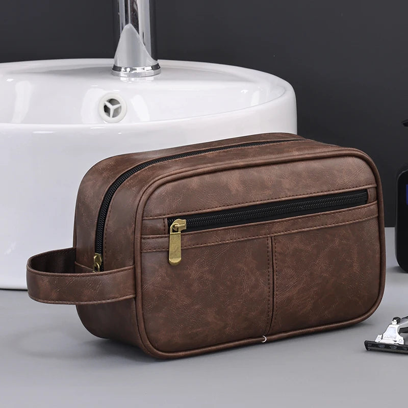 GENUA KULTURTASCHE AUS LEDER – ELEGANTE REISE- & AUFBEWAHRUNGSTASCHE