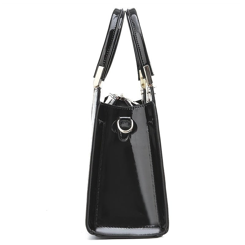 MELINDA KROKODILTASCHE – LUXURIÖSE HANDTASCHE MIT GLANZ-FINISH