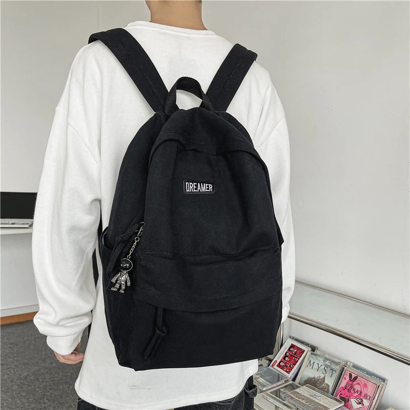 MOHAVI RUCKSACK – LÄSSIGER CANVAS LAPTOPRUCKSACK FÜR JUGEND & UNI