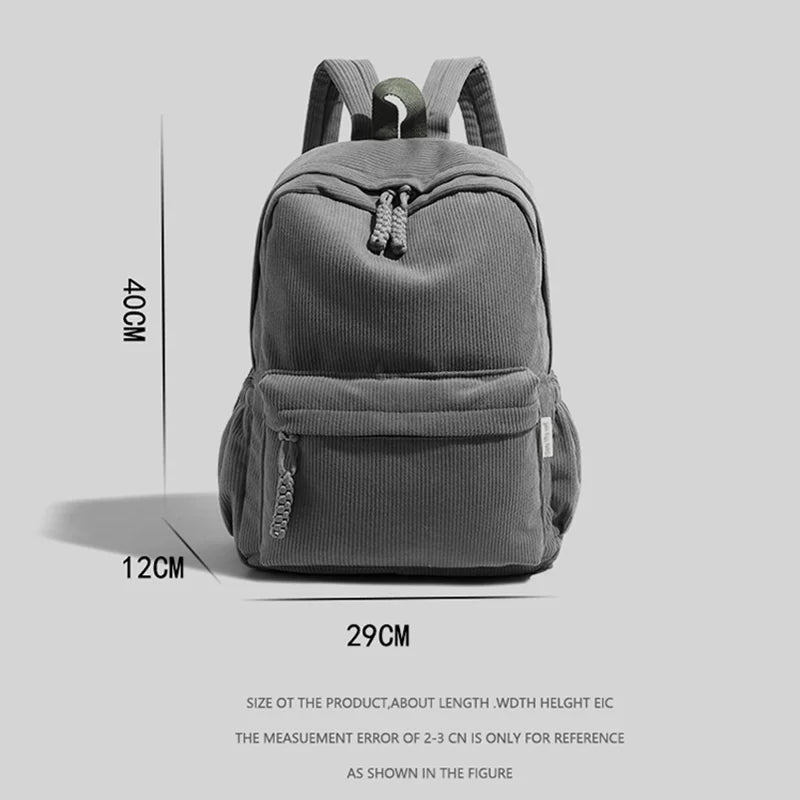 NOEL CORD-RUCKSACK – SCHULRUCKSACK MIT RETRO-LOOK & LAPTOPFACH