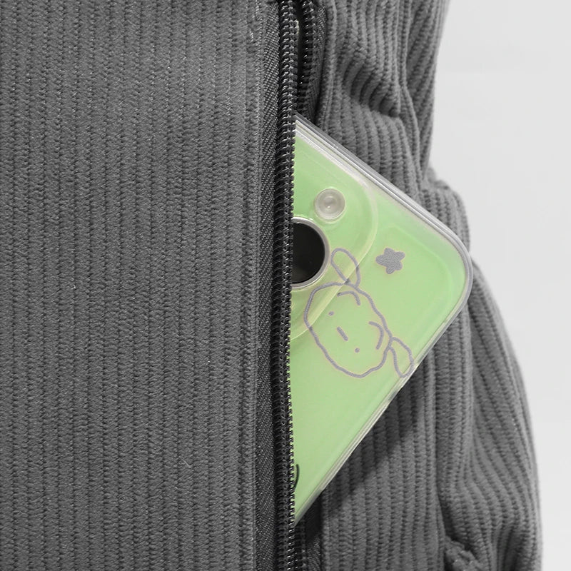 NOEL CORD-RUCKSACK – SCHULRUCKSACK MIT RETRO-LOOK & LAPTOPFACH