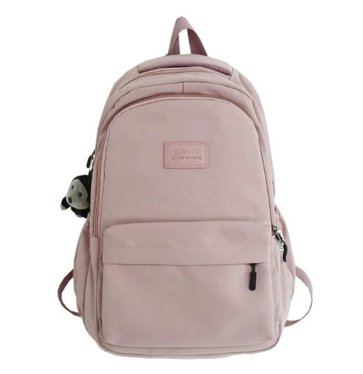 TESSA RUCKSACK – WASSERDICHTER COLLEGE-RUCKSACK MIT TEDDY-CHARM