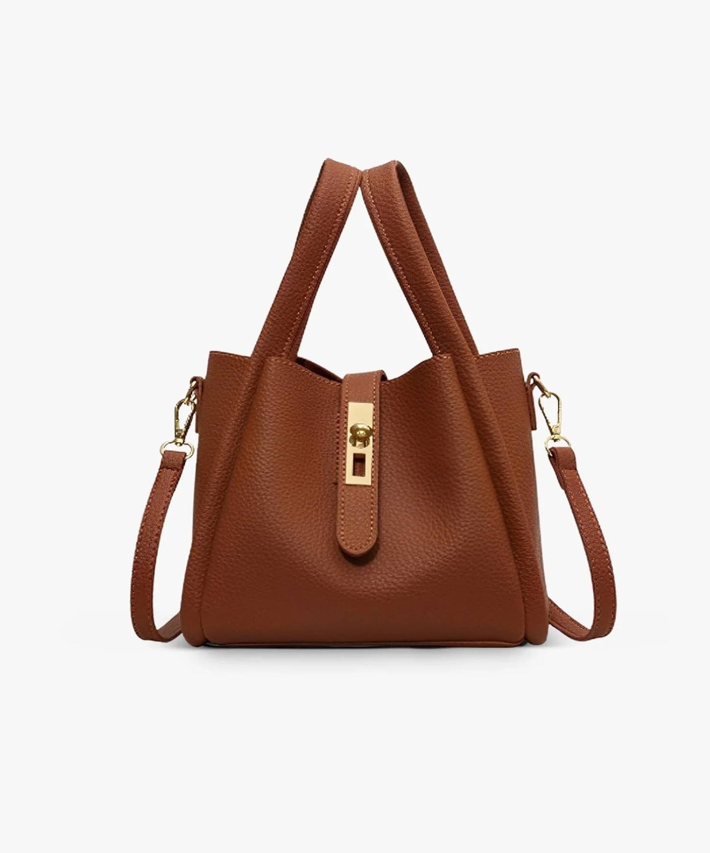 CARMELA SCHULTERTASCHE – ELEGANTE TASCHE MIT SCHLOSSDETAIL
